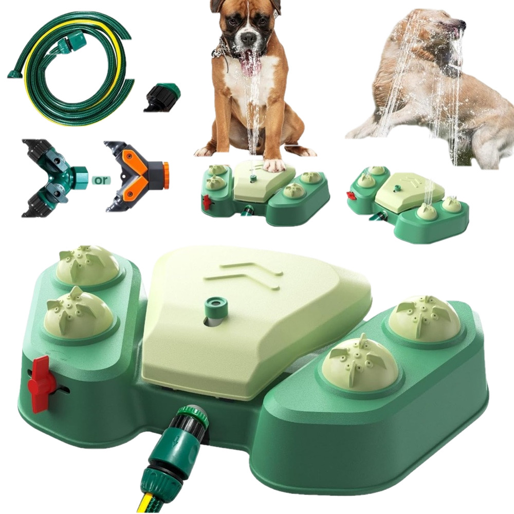 KADTC Dog outdoor drinking fountain 2-in-1 function,drinking fountain &sprinkler